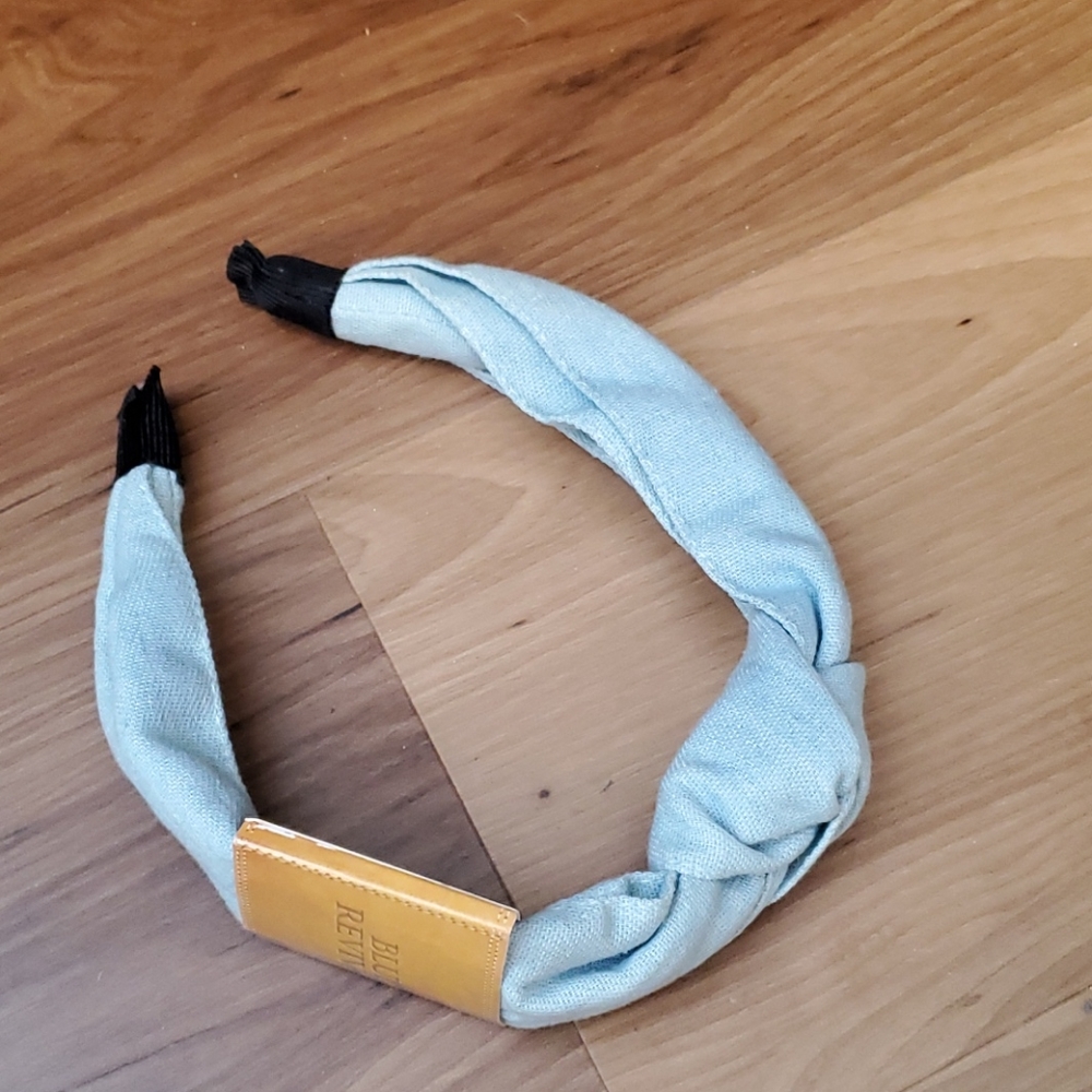 NWT denim blue headband